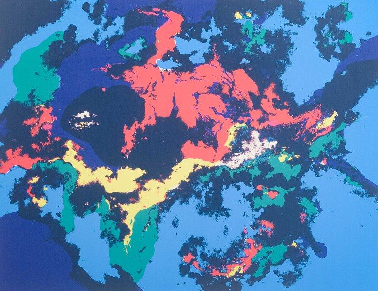 Kirsten Ernst (b. 1944)
Color lithograph.