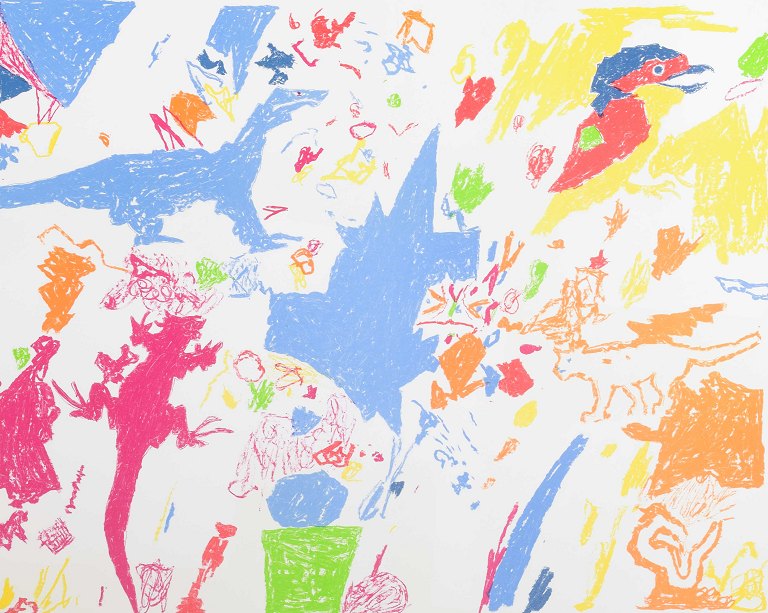 Jens Peter Helge Hansen (b. 1943)
Lithograph on paper.