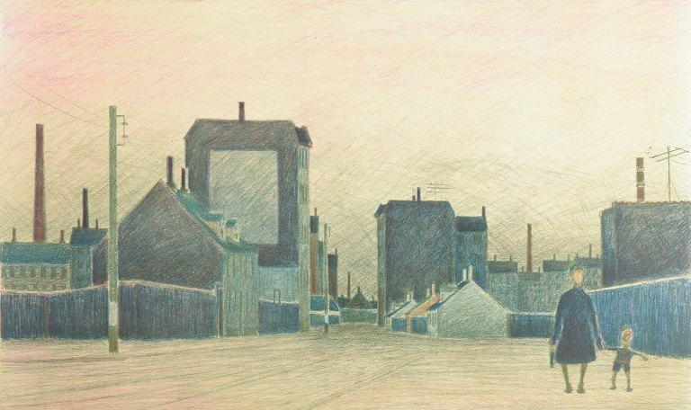 Folmer Bendtsen (1907–1993)
Color lithograph.