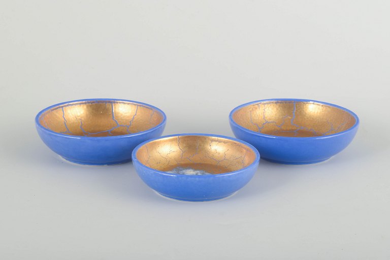 Wilhelm Kåge for Gustavsberg
3 small bowls, ca. 1930/40s.