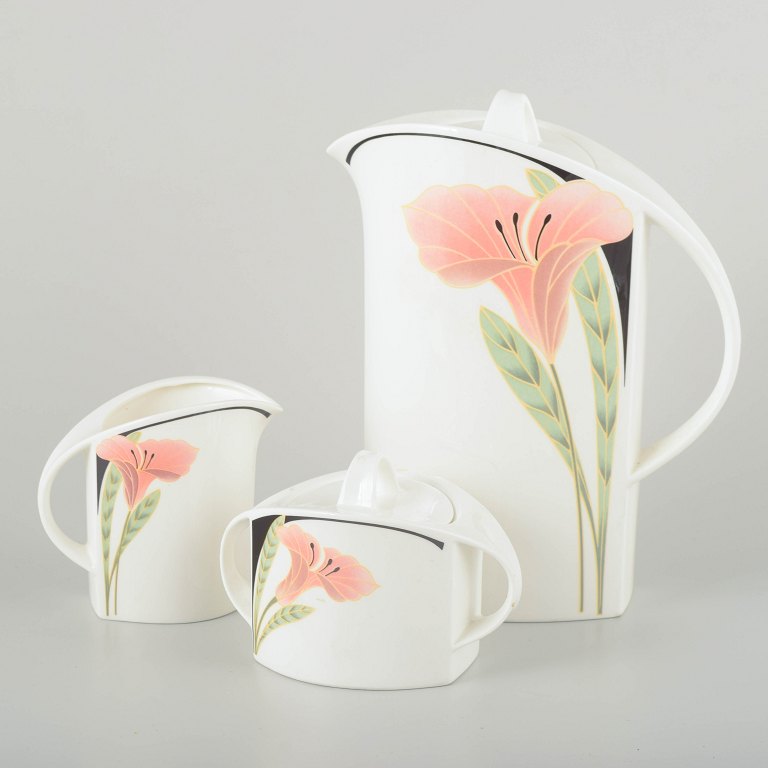 Villeroy & BochCoffee set “Iris”, 1980s.