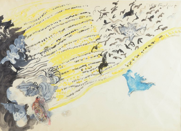 Jörgen Fogelqvist (1927–2005)
Watercolor.