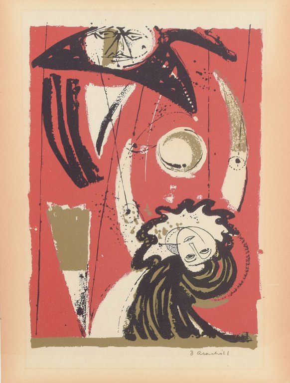 Åke Arenhill (1920–2018)
Color lithograph.