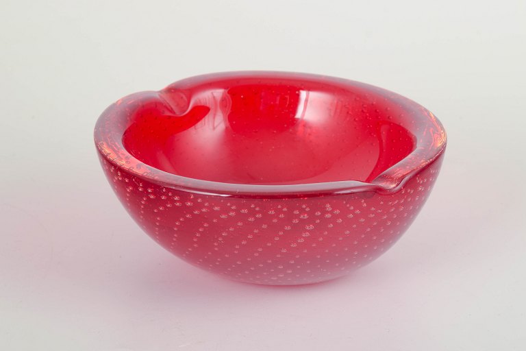 Murano art glass bowl, 1960s/70s.
