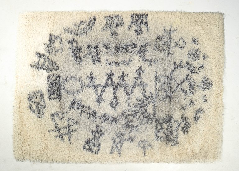 Clara Salander  (1922-2025)“Vikingstad”, rya carpet, 1960/70s.