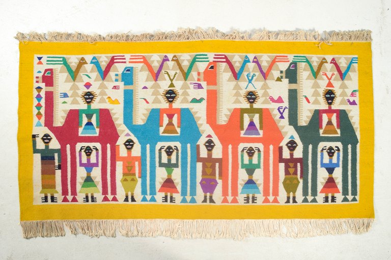 Swedish textile designerRölakan wall rug, 1970s.