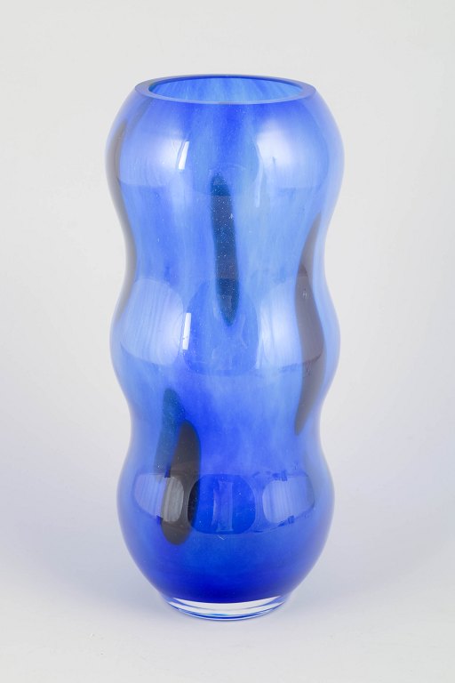Gunnel Sahlin for Kosta Boda.Large art glass vase, 1990s.