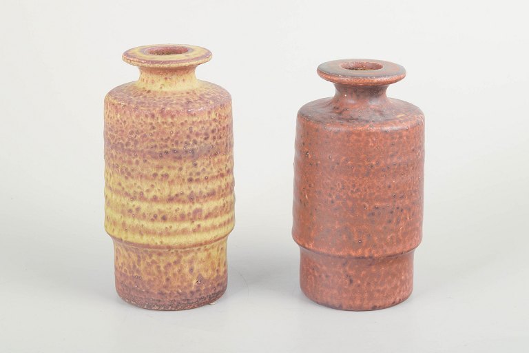 Mobach Ceramics, HollandTwo vases, mid-20th century.
