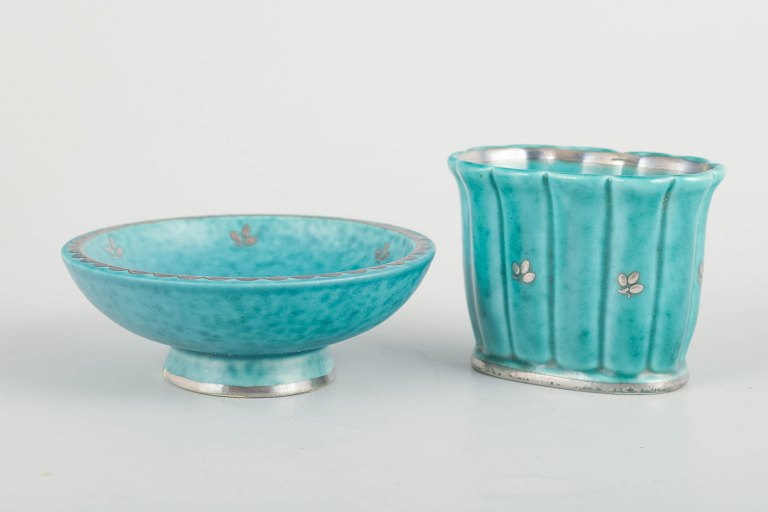 Willhelm Kåge for Gustavsberg“Argenta” series, mid-20th century.