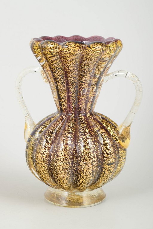 MuranoVase with handles, 1960s.