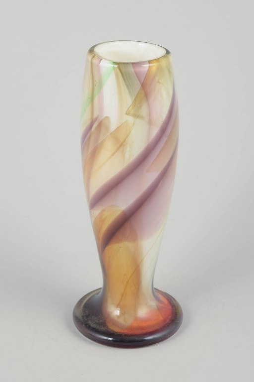 Per Lütken for Holmegaard“Cascade” vase, 1970s.