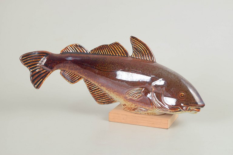 Sven Wejsfelt for Gustavsberg, fish sculpture.