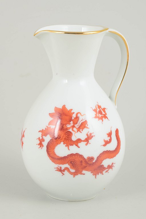 Jug with Ming dragon, Meissen area.