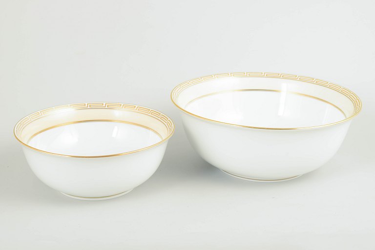 Bing & Grøndahl Rossini , set of 2 bowls, Art Deco.