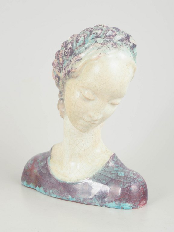 Michael Andersen, ceramic bust.