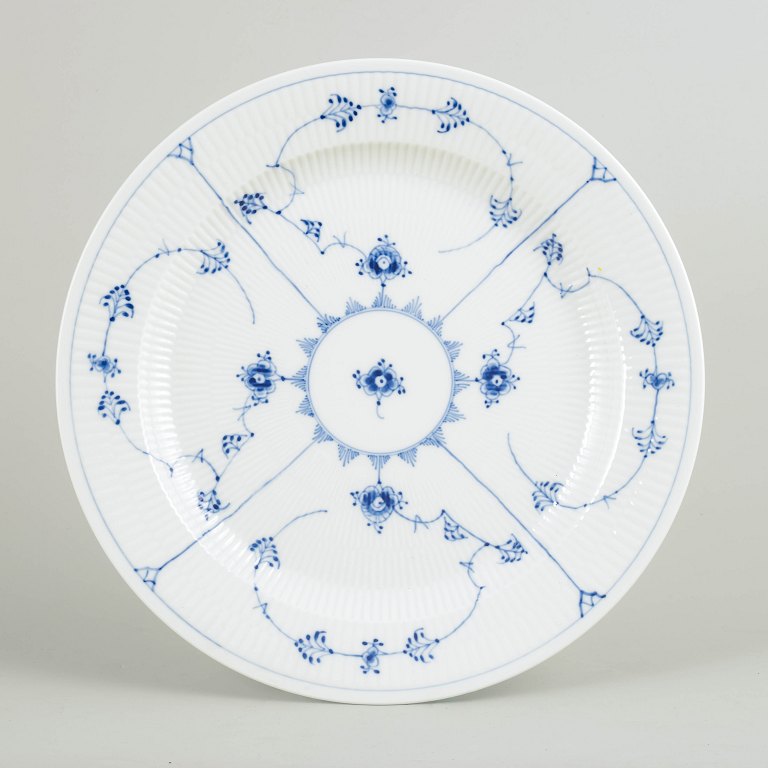 Royal Copenhagen, Blue Fluted Plain serving platter.