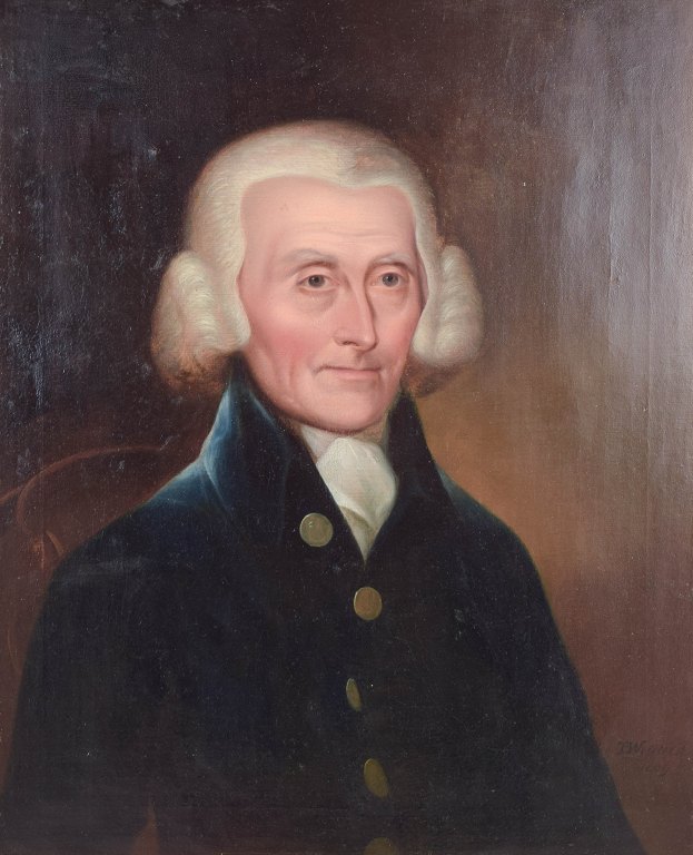 Thomas Weaver, oil painting on canvas, listed British artist, dated 1807.