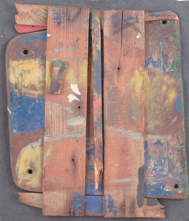 Johan Andersen, wood relief.