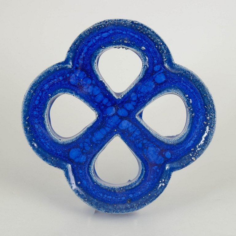 Gustavsberg wall relief with hanging hole.