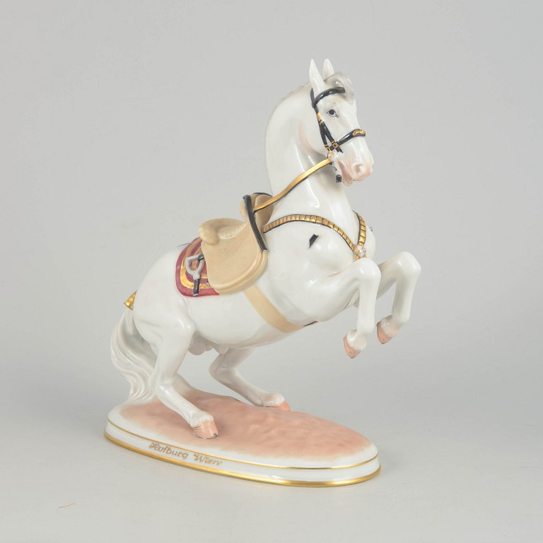 Augarten Vienna, horse figurine “Hofburg”.