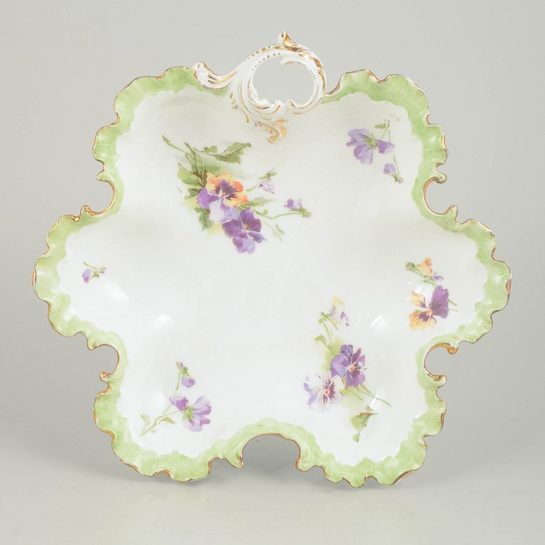 Rosenthal, gold decorated floral bowl.