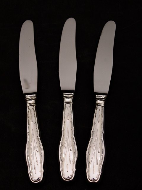 Flora Danica silver dinner knives