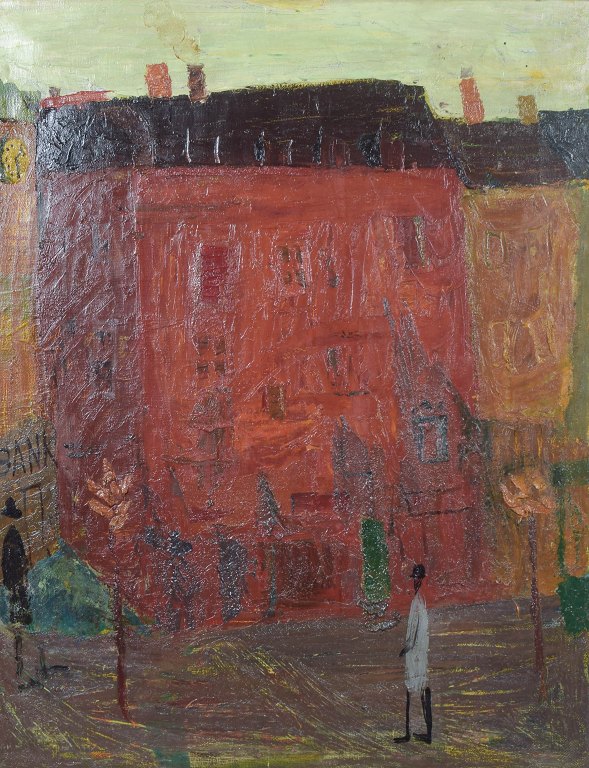 Bent Galatius, Copenhagen Motif, listed Danish artist.