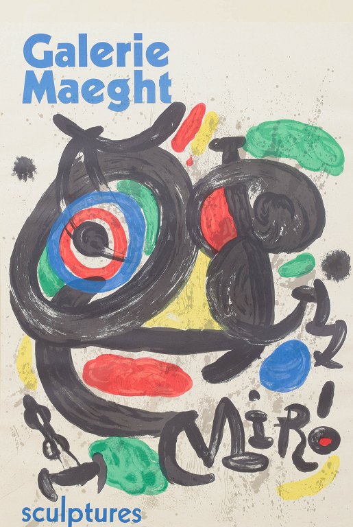 Joan Miró, original poster.