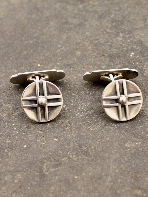 830 silver art deco cufflinks