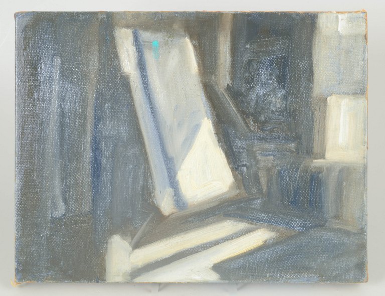 Robert Ladou, oil on canvas, French artist.