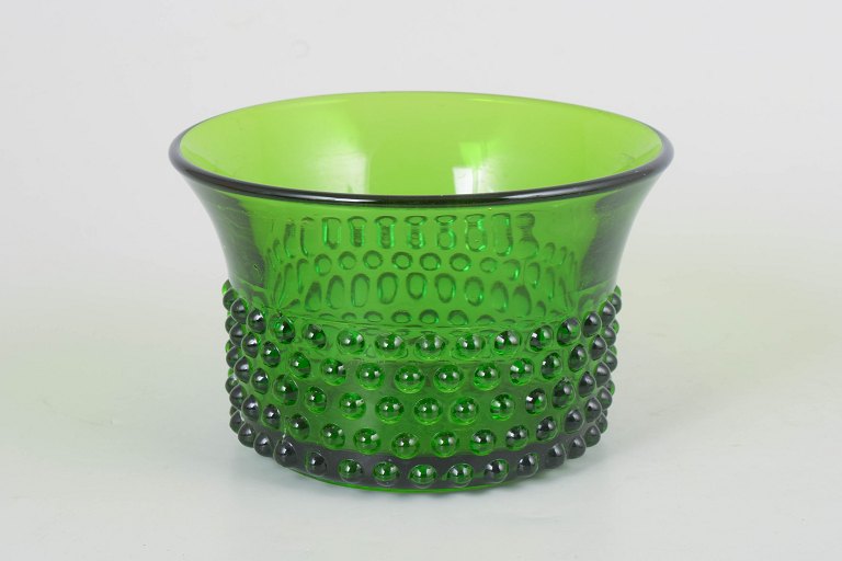 Saara Hopea for Nuutajärvi, green Noppa bowl.