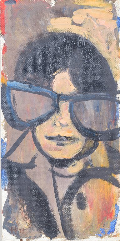 William Hansen, oil on board, listed Danish artist.
