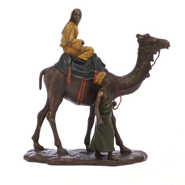 Vienna bronze by Franz Bergman. H: 15cm. L: 15cm