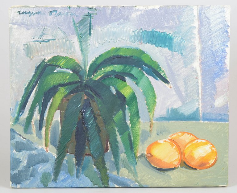 Ingvar Olson, modernist still life, listed Swedish visual artist.
