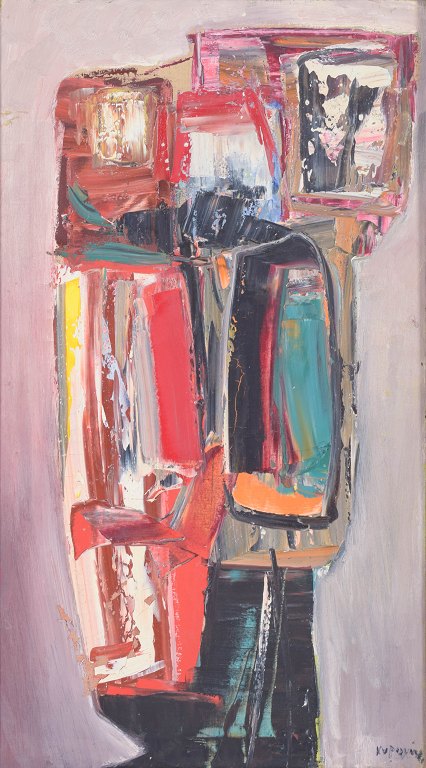 Zbigniew Kupczynski, oil on canvas, listed Polish-Canadian visual artist.