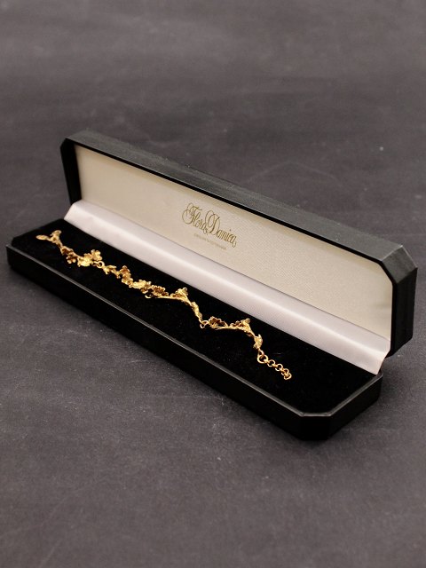 Flora Danica sterling silver bracelet