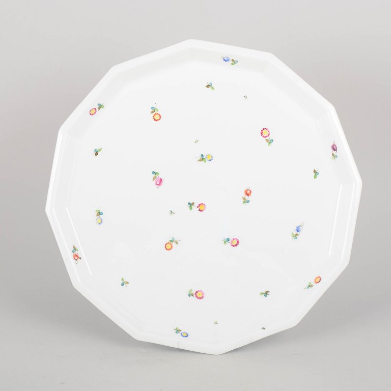 Large German porcelain dish.