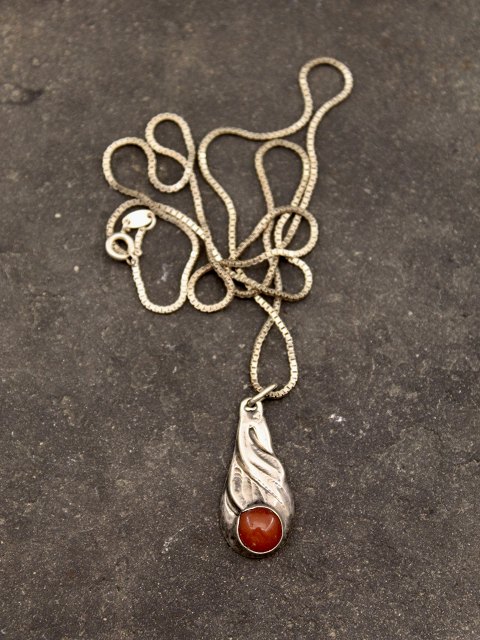 Fine silver pendant