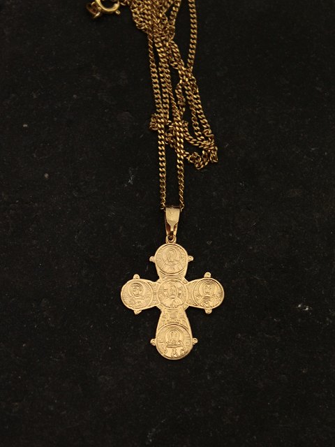 14 carat gold Dagmer cross