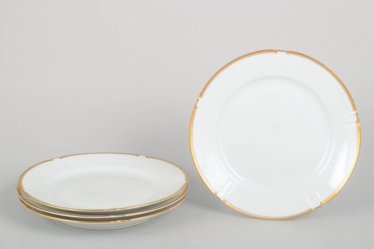 Bing & Grøndahl, Offenbach, set of four lunch plates.