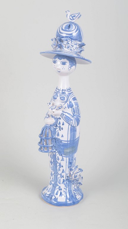 Bjørn Wiinblad, "spring" female figure from Det Blå Hus.