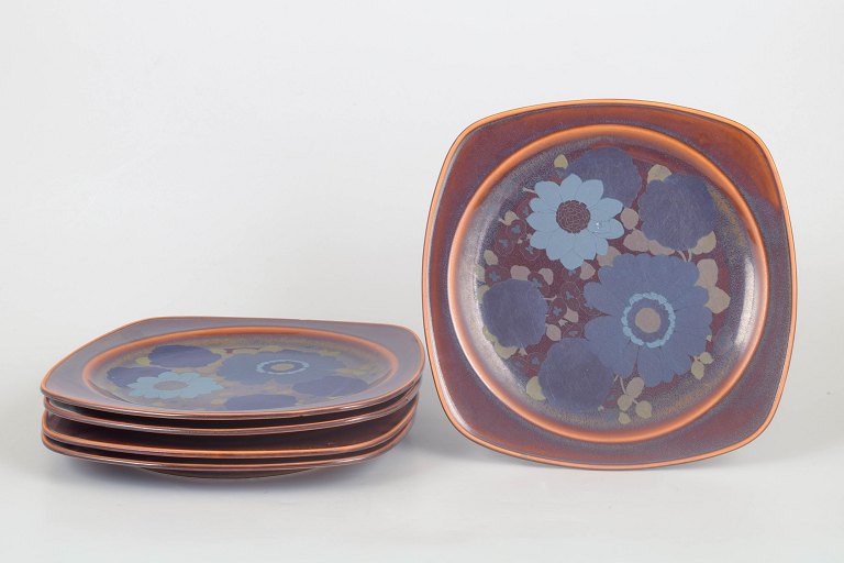Langenthal, Set of Five Dinner Plates.