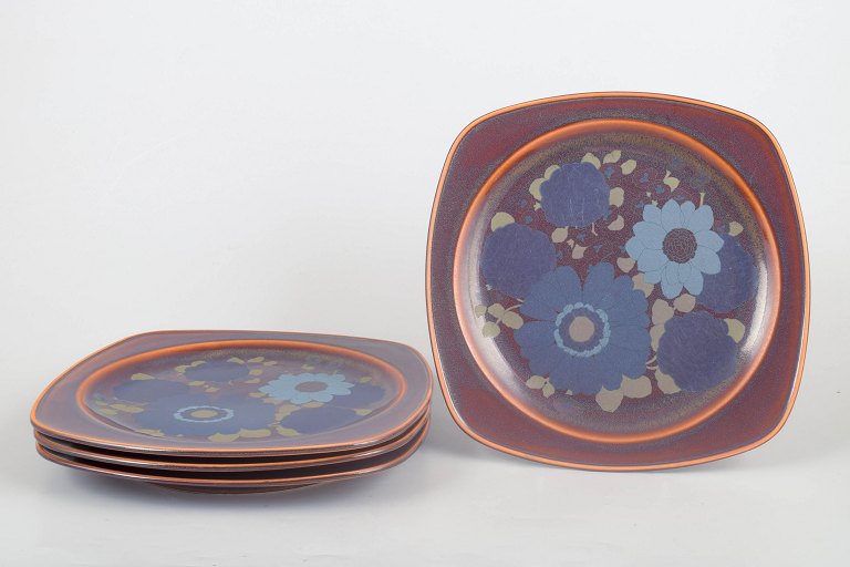 Langenthal, Set of Four Dinner Plates.